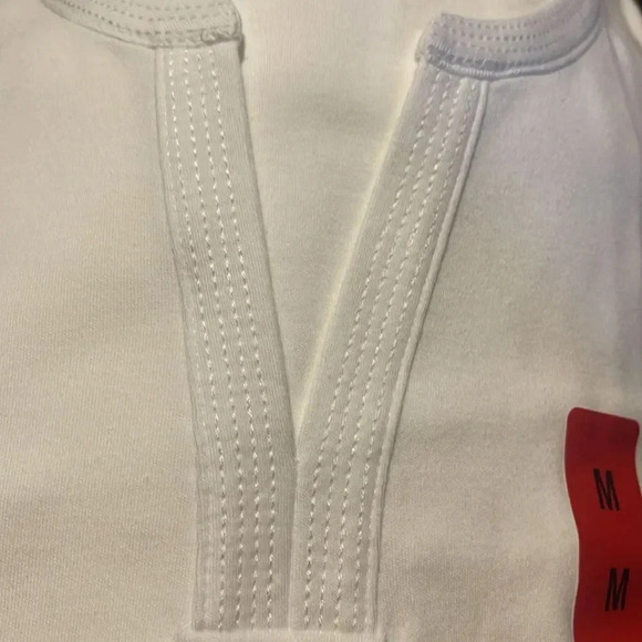 Orvis Womens’ Pima Cotton ¾ Sleeve Split Neck Top - Picture 6 of 7